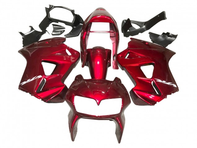 1998-2001 Honda VFR 800 Motorcycle Fairings - Red