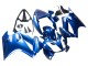 2002-2013 Honda VFR 800 Motorcycle Fairing - Blue