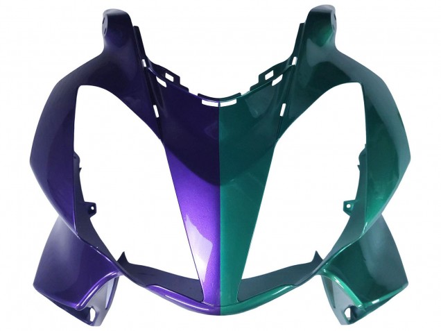 2002-2013 Honda VFR 800 Motorcycle Fairings - Purple Green