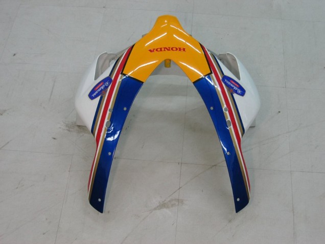 2004-2005 Honda CBR1000RR Motorcycle Fairings - White Blue Gold Rothmans