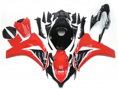 2008-2011 Honda CBR1000RR Motorcycle Fairing Kits - Red Glossy Black