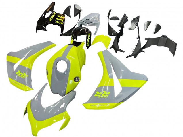 2008-2011 Honda CBR1000RR Motorcycle Fairings - Nardo Grey Fluorescent Green