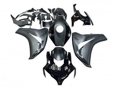 2008-2011 Honda CBR1000RR Motorcycle Fairings - Grey Glossy Black
