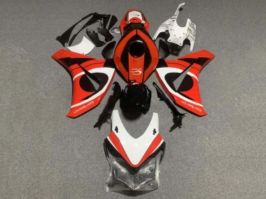 2008-2011 Honda CBR1000RR Motorcycle Fairing Kits - White Red Glossy Black