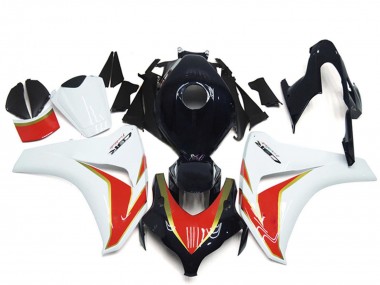 2008-2011 Honda CBR1000RR Motorcycle Fairing - White Red Glossy Black