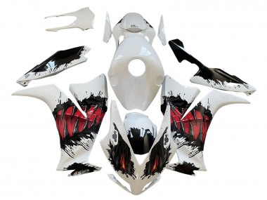 2012-2016 Honda CBR1000RR Motorcycle Fairings - White Red Black