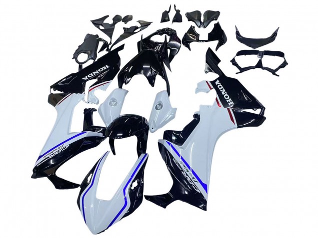 2017-2023 Honda CBR1000RR Motorcycle Fairing Kits - White Blue Glossy Black