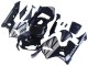 2003-2004 Honda CBR600RR Motorcycle Fairings - Silver Glossy Black
