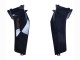 2003-2004 Honda CBR600RR Motorcycle Fairings - Silver Glossy Black