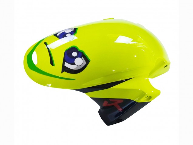 2003-2004 Honda CBR600RR Motorcycle Fairings - Blue Neon Yellow Glossy Black Shark