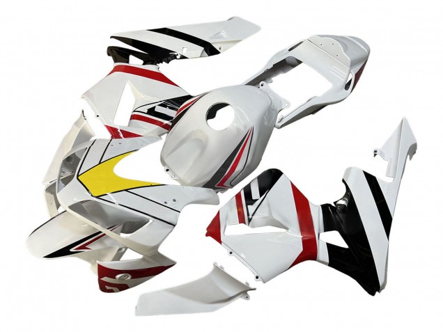 2003-2004 Honda CBR600RR Motorcycle Fairings - White Red Yellow Black
