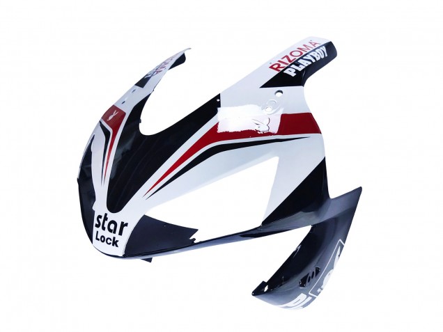 2003-2004 Honda CBR600RR Motorcycle Fairings - White Red Glossy Black DENSO Rimont