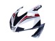 2003-2004 Honda CBR600RR Motorcycle Fairings - White Red Glossy Black DENSO Rimont