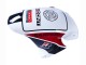 2003-2004 Honda CBR600RR Motorcycle Fairings - White Red Glossy Black DENSO Rimont