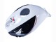 2003-2004 Honda CBR600RR Motorcycle Fairings - White Red Glossy Black DENSO Rimont