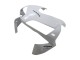 2003-2004 Honda CBR600RR Motorcycle Fairing - Silver White