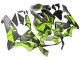 2003-2004 Honda CBR600RR Motorcycle Fairings - Yellow Matte Black