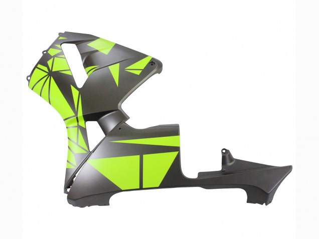 2003-2004 Honda CBR600RR Motorcycle Fairings - Yellow Matte Black