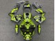 2003-2004 Honda CBR600RR Motorcycle Fairings - Yellow Matte Black