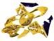 2003-2004 Honda CBR600RR Motorcycle Fairings - Yellow Black Flame