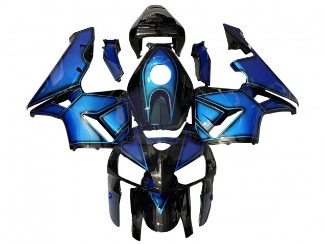 2005-2006 Honda CBR600RR Motorcycle Fairings - Blue Black