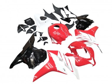 2009-2012 Honda CBR600RR Motorcycle Fairing Kits - White Red Glossy Black