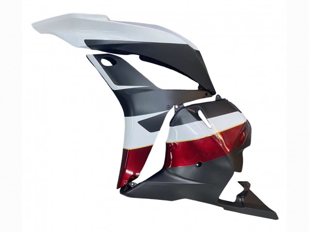 2009-2012 Honda CBR600RR Motorcycle Fairings - White Red Matte Black