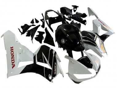 2013-2026 Honda CBR600RR Motorcycle Fairing Kits - White Glossy Black