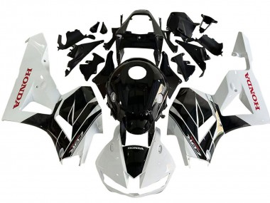 2013-2026 Honda CBR600RR Motorcycle Fairing Kits - White Glossy Black