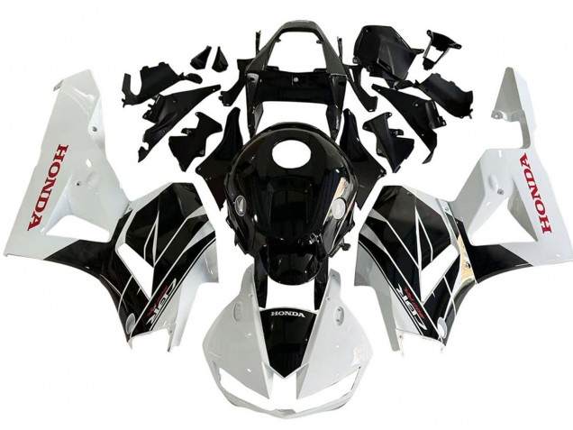 2013-2026 Honda CBR600RR Motorcycle Fairing Kits - White Glossy Black