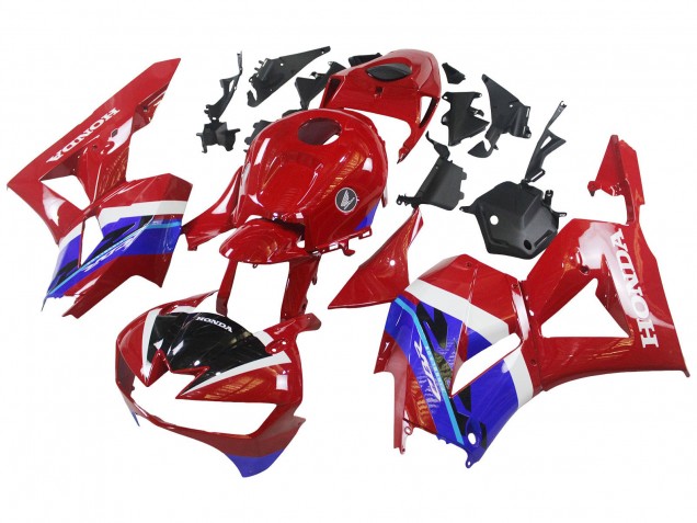 2013-2026 Honda CBR600RR Motorcycle Fairings - Red Blue