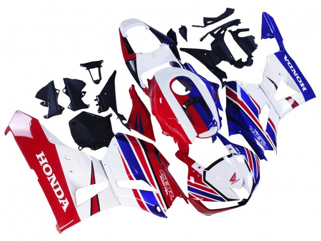 2013-2026 Honda CBR600RR Motorcycle Fairing - White Red Blue