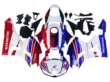 2013-2026 Honda CBR600RR Motorcycle Fairing - White Red Blue