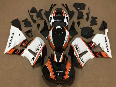 2013-2026 Honda CBR600RR Motorcycle Fairings - White Orange Glossy Black Repsol