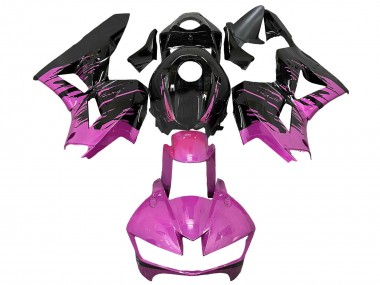 2013-2026 Honda CBR600RR Motorcycle Fairings - Pink Glossy Black