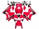 2013-2026 Honda CBR600RR Motorcycle Fairings - Red White Black