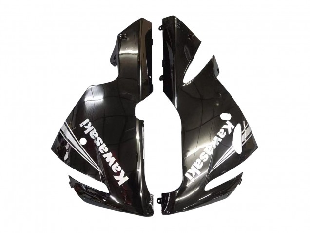 2004-2005 Kawasaki ZX10R Motorcycle Fairings - Glossy Black Ninja