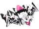 2004-2005 Kawasaki ZX10R Motorcycle Fairings - Black Pink White Playboy Motul