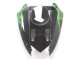 2004-2005 Kawasaki ZX10R Motorcycle Fairings - Black with Green Flame Ninja