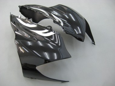 2004-2005 Kawasaki ZX10R Motorcycle Fairings - Black White