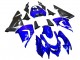 2004-2005 Kawasaki ZX10R Motorcycle Fairings - Blue Black Ninja