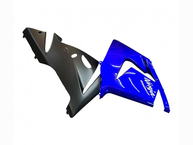 2004-2005 Kawasaki ZX10R Motorcycle Fairings - Blue Black Ninja