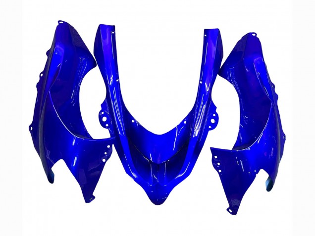 2004-2005 Kawasaki ZX10R Motorcycle Fairings - Blue Black Ninja