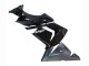 2004-2005 Kawasaki ZX10R Motorcycle Fairings - Glossy Matte Black Ninja