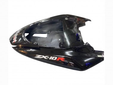 2004-2005 Kawasaki ZX10R Motorcycle Fairings - White Black West Ninja