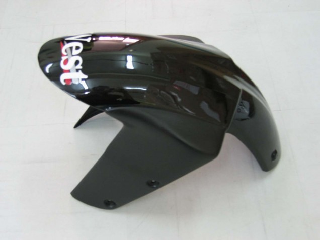 2004-2005 Kawasaki ZX10R Motorcycle Fairings - White Black West Ninja