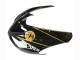 2006-2007 Kawasaki ZX10R Motorcycle Fairings - Black Red Gold BACARDI