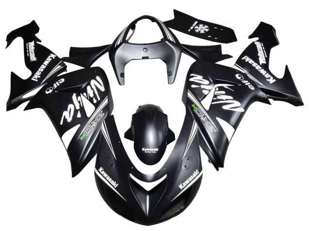 2006-2007 Kawasaki ZX10R Motorcycle Fairing - Matte Black