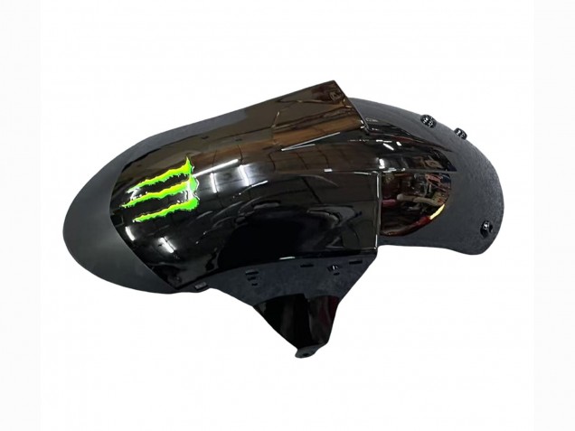 2006-2007 Kawasaki ZX10R Motorcycle Fairings - Grey Yellow Glossy Black Monster Elf