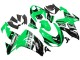2006-2007 Kawasaki ZX10R Motorcycle Fairing Kits - Green White Black